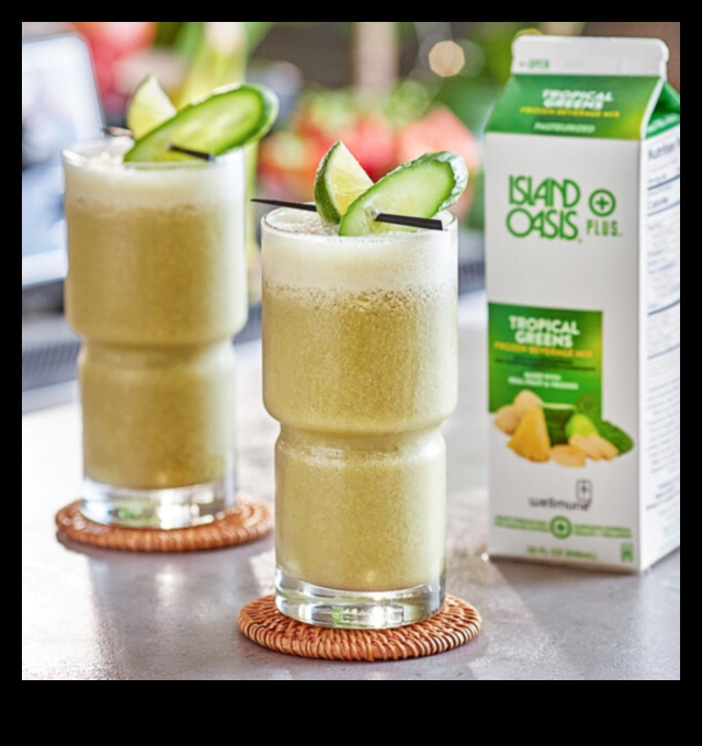 Tropical Green Oasis smūtiji, kas aizvedīs jūs uz eksotiskiem galamērķiem 3 Tropu zaļā oāze: bēgšana uz eksotiskiem galamērķiem, izmantojot smūtijus