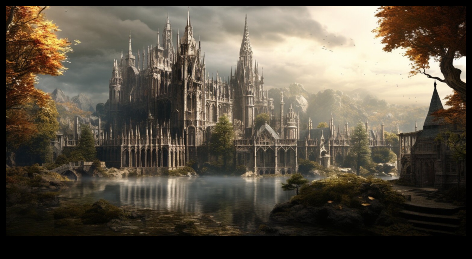 Gothic Grandeur: Vizuāla simfonija arhitektūras fotogrāfijā