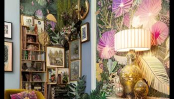 Garden Grandeur: paceliet savu telpu ar mākslinieciskiem akcentiem