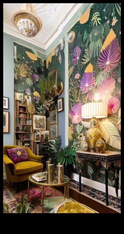 Garden Grandeur: paceliet savu telpu ar mākslinieciskiem akcentiem